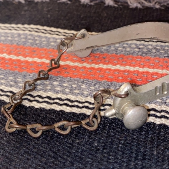 Antique Cowboy Boot Spur. 8 in. - Picture 7 of 14